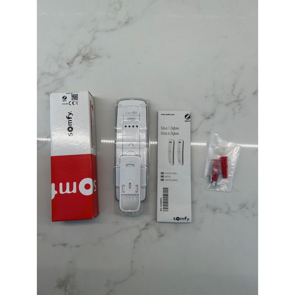 Somfy Situo 4 Zigbee Pure Channel White Remote‎ Control Transmitter 1800195B